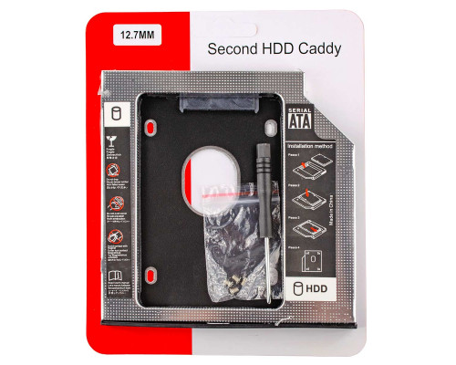 Кишеня для жорсткого диска HDD Sata-Sata 12.7mm Caddy